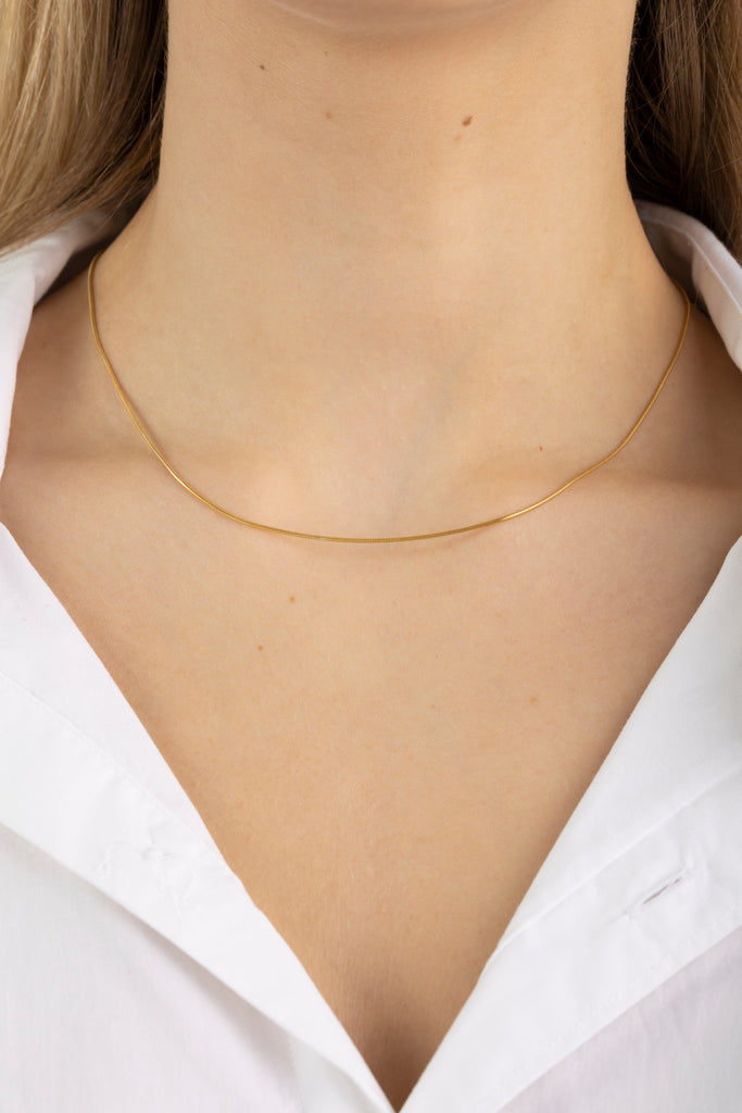 COLLANA ARGENTO PLACCATO ORO 18K