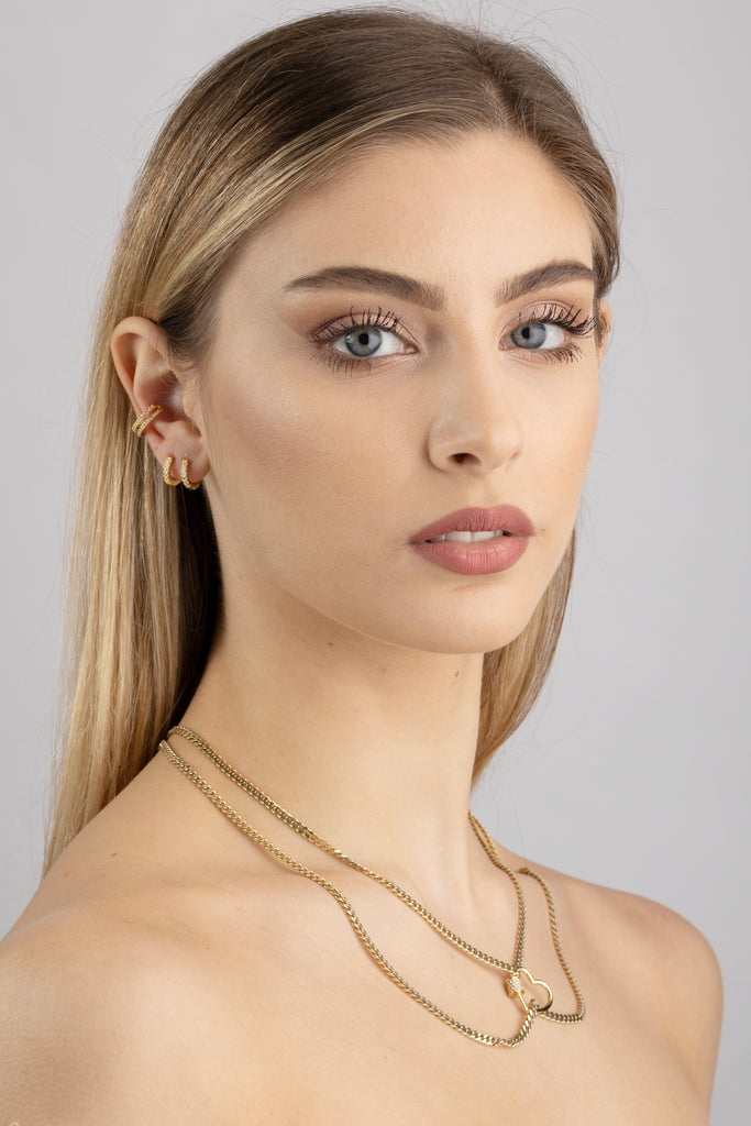 COLLANA DIVA - ARGENTO 925 PLACCATO ORO 19K