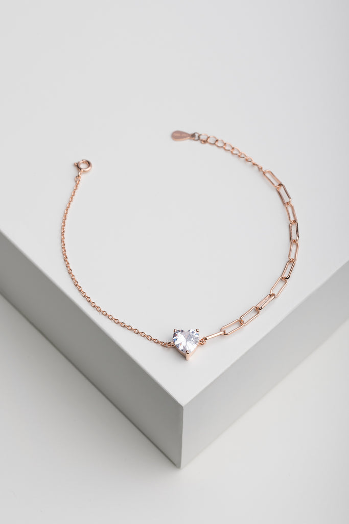 BRACCIALE SECRETS - ARGENTO 925 PLACCATO ORO ROSA 18K