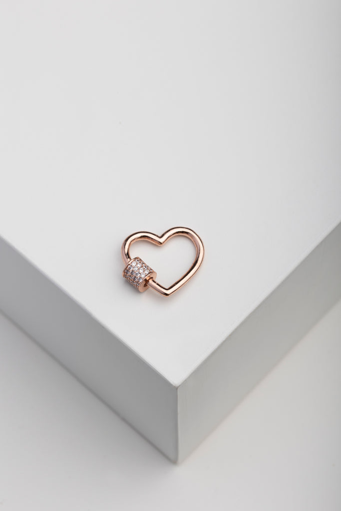 CIONDOLO SECRETS-ARGENTO 925 PLACCATO ORO ROSA 18K