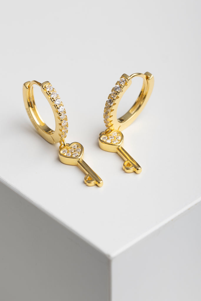ORECCHINI SECRETS- ARGENTO 925 PLACCATO ORO 18K