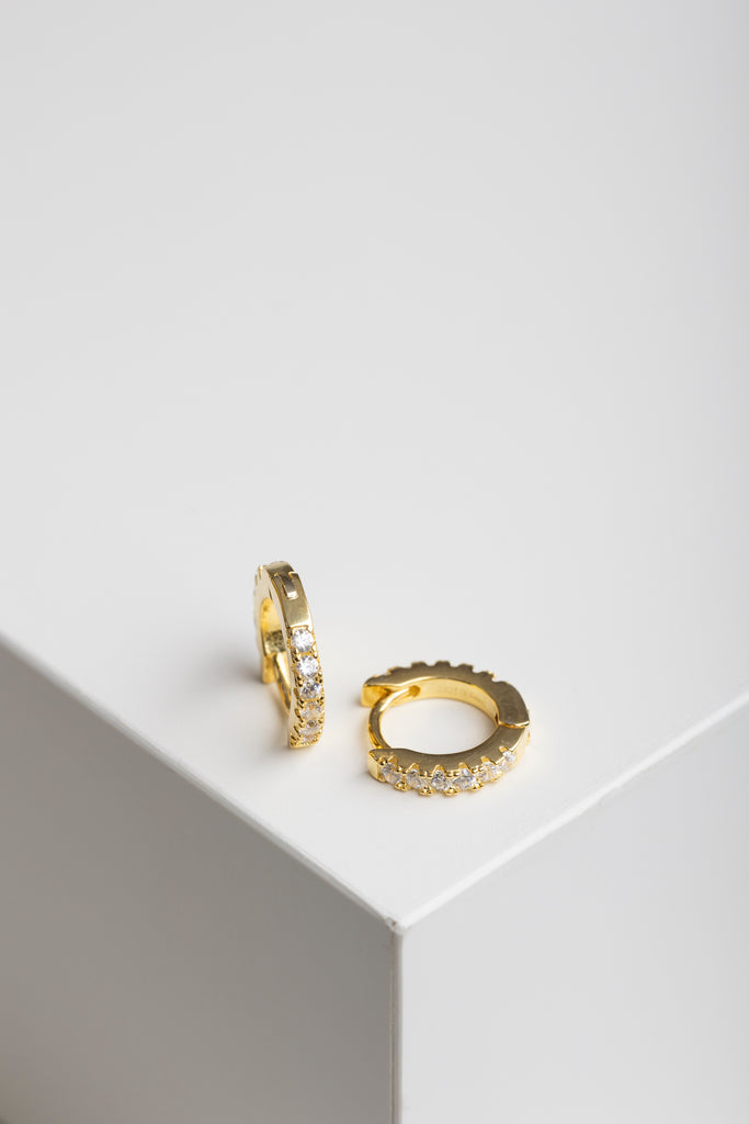 ORECCHINI SECRETS - ARGENTO 925 PLACCATO ORO 18K